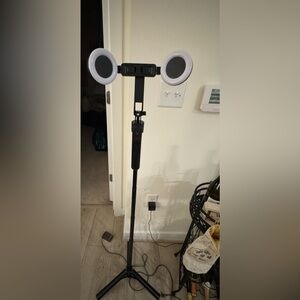 Auto Face Tracking Selfie Stick Tripod with Light